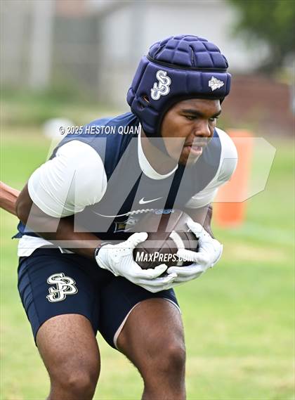Thumbnail 2 in St. John Bosco vs. Inglewood (Battle at the Beach) photogallery.