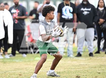 Thumbnail 2 in St. John Bosco vs. Inglewood (Battle at the Beach) photogallery.