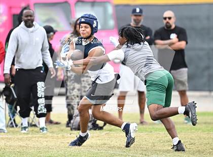 Thumbnail 2 in St. John Bosco vs. Inglewood (Battle at the Beach) photogallery.