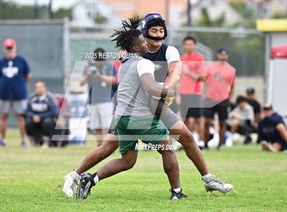 Thumbnail 2 in St. John Bosco vs. Inglewood (Battle at the Beach) photogallery.