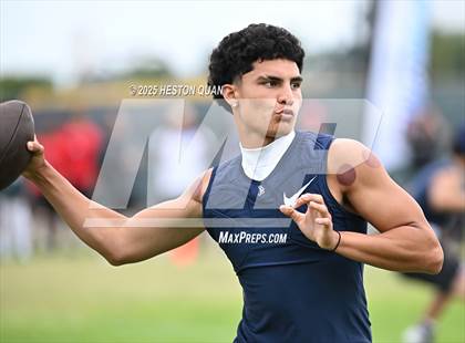 Thumbnail 3 in St. John Bosco vs. Inglewood (Battle at the Beach) photogallery.