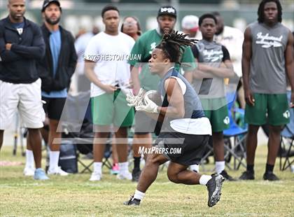 Thumbnail 2 in St. John Bosco vs. Inglewood (Battle at the Beach) photogallery.