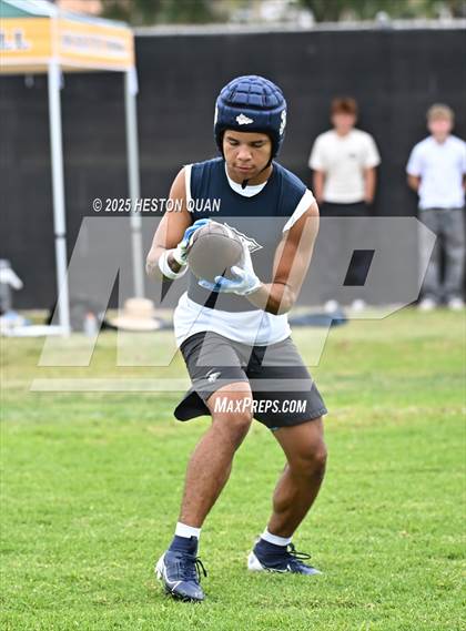 Thumbnail 2 in St. John Bosco vs. Inglewood (Battle at the Beach) photogallery.