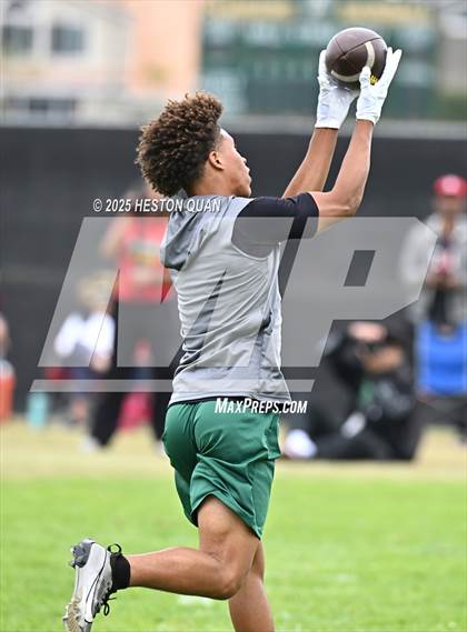 Thumbnail 3 in St. John Bosco vs. Inglewood (Battle at the Beach) photogallery.