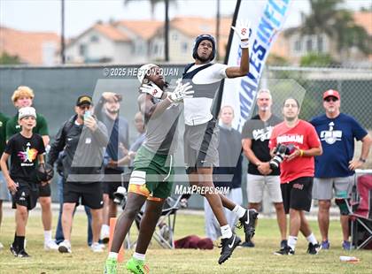 Thumbnail 3 in St. John Bosco vs. Inglewood (Battle at the Beach) photogallery.