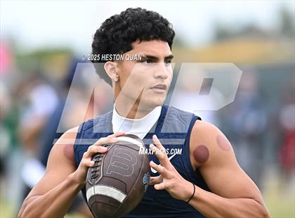 Thumbnail 2 in St. John Bosco vs. Inglewood (Battle at the Beach) photogallery.