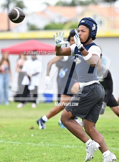 Thumbnail 1 in St. John Bosco vs. Inglewood (Battle at the Beach) photogallery.