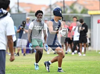 Thumbnail 1 in St. John Bosco vs. Inglewood (Battle at the Beach) photogallery.