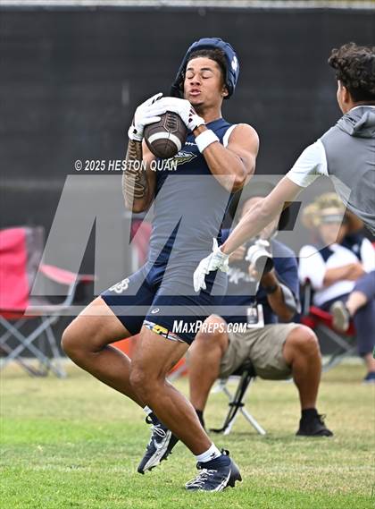 Thumbnail 2 in St. John Bosco vs. Inglewood (Battle at the Beach) photogallery.