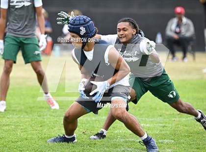 Thumbnail 3 in St. John Bosco vs. Inglewood (Battle at the Beach) photogallery.