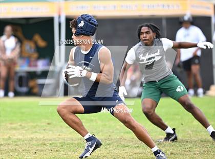 Thumbnail 3 in St. John Bosco vs. Inglewood (Battle at the Beach) photogallery.