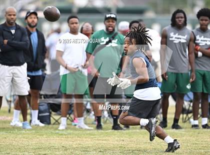 Thumbnail 2 in St. John Bosco vs. Inglewood (Battle at the Beach) photogallery.
