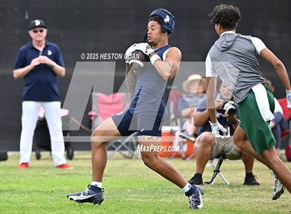 Thumbnail 3 in St. John Bosco vs. Inglewood (Battle at the Beach) photogallery.