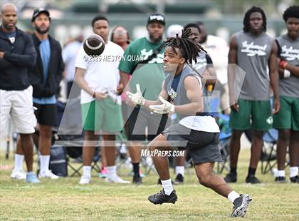 Thumbnail 3 in St. John Bosco vs. Inglewood (Battle at the Beach) photogallery.