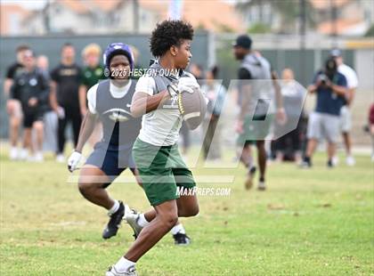Thumbnail 3 in St. John Bosco vs. Inglewood (Battle at the Beach) photogallery.