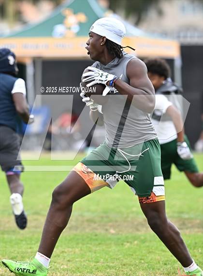 Thumbnail 1 in St. John Bosco vs. Inglewood (Battle at the Beach) photogallery.