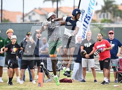 Thumbnail 2 in St. John Bosco vs. Inglewood (Battle at the Beach) photogallery.