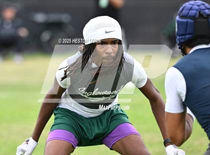 Thumbnail 2 in St. John Bosco vs. Inglewood (Battle at the Beach) photogallery.