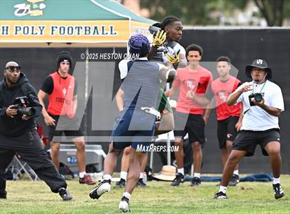 Thumbnail 3 in St. John Bosco vs. Inglewood (Battle at the Beach) photogallery.