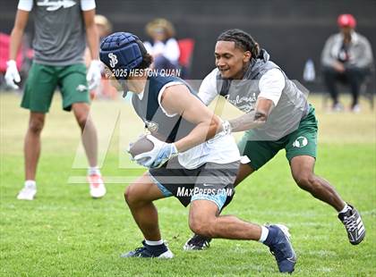 Thumbnail 2 in St. John Bosco vs. Inglewood (Battle at the Beach) photogallery.