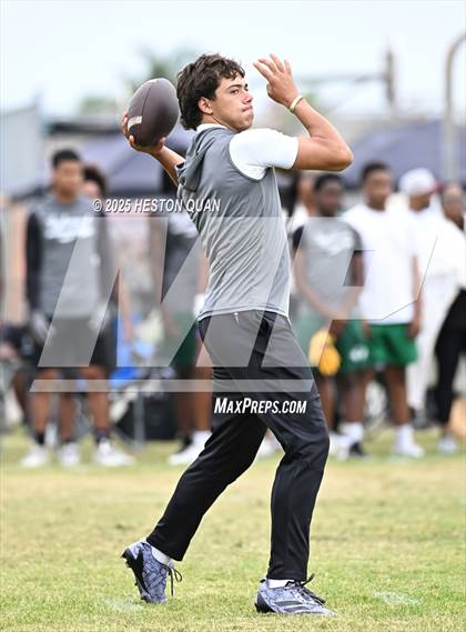 Thumbnail 2 in St. John Bosco vs. Inglewood (Battle at the Beach) photogallery.