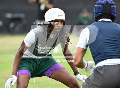 Thumbnail 3 in St. John Bosco vs. Inglewood (Battle at the Beach) photogallery.