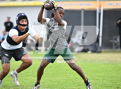 Thumbnail 3 in St. John Bosco vs. Inglewood (Battle at the Beach) photogallery.