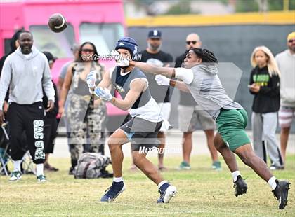Thumbnail 3 in St. John Bosco vs. Inglewood (Battle at the Beach) photogallery.