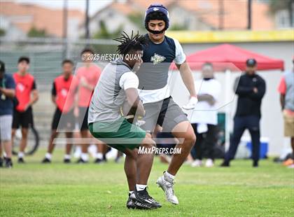 Thumbnail 3 in St. John Bosco vs. Inglewood (Battle at the Beach) photogallery.