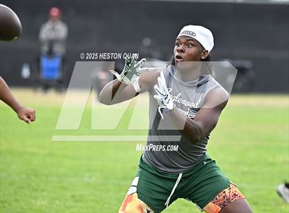 Thumbnail 2 in St. John Bosco vs. Inglewood (Battle at the Beach) photogallery.