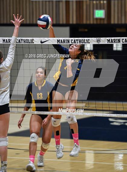 Thumbnail 1 in Alhambra @ Marin Catholic (CIF NCS D3 Semi-Final) photogallery.