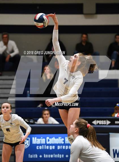 Thumbnail 2 in Alhambra @ Marin Catholic (CIF NCS D3 Semi-Final) photogallery.