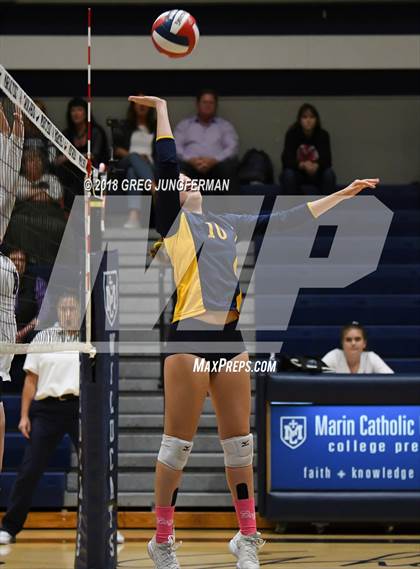Thumbnail 2 in Alhambra @ Marin Catholic (CIF NCS D3 Semi-Final) photogallery.