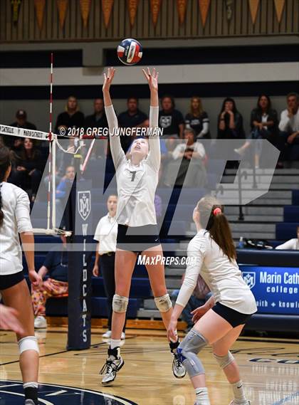 Thumbnail 2 in Alhambra @ Marin Catholic (CIF NCS D3 Semi-Final) photogallery.