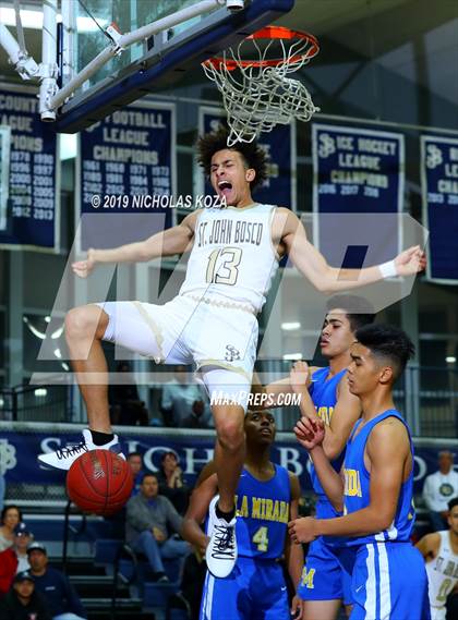 Thumbnail 2 in St. John Bosco vs. La Mirada (St. John Bosco-Gahr Classic) photogallery.