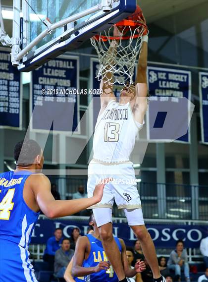 Thumbnail 1 in St. John Bosco vs. La Mirada (St. John Bosco-Gahr Classic) photogallery.