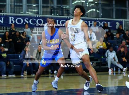 Thumbnail 3 in St. John Bosco vs. La Mirada (St. John Bosco-Gahr Classic) photogallery.