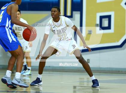 Thumbnail 3 in St. John Bosco vs. La Mirada (St. John Bosco-Gahr Classic) photogallery.