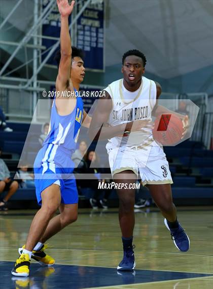 Thumbnail 1 in St. John Bosco vs. La Mirada (St. John Bosco-Gahr Classic) photogallery.
