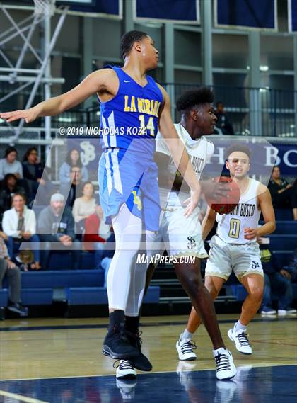 Thumbnail 2 in St. John Bosco vs. La Mirada (St. John Bosco-Gahr Classic) photogallery.