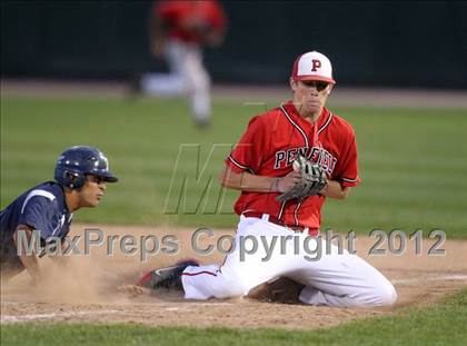 Thumbnail 3 in Penfield vs Webster Thomas (NYSPHSAA Section 5 Class A Final) photogallery.