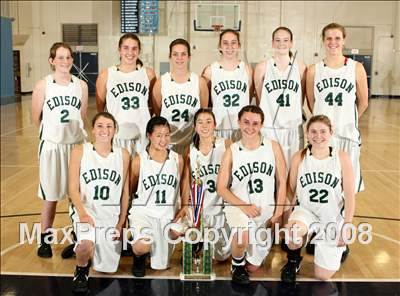 Thumbnail 2 in Edison vs. Mira Costa (Larry Doyle OC Championships) photogallery.