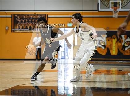 Thumbnail 3 in Bishop Montgomery vs Calabasas (2023 South Pasadena Tournament) photogallery.