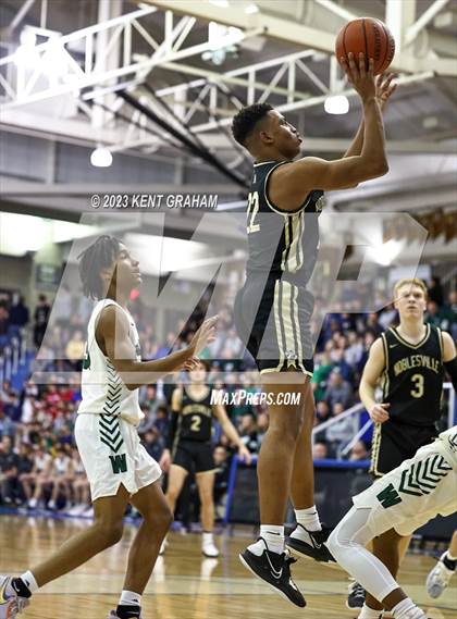 Thumbnail 3 in Noblesville vs Westfield (IHSAA 4A Sectional Semi Final) photogallery.