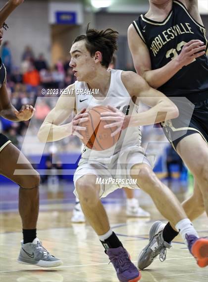 Thumbnail 3 in Noblesville vs Westfield (IHSAA 4A Sectional Semi Final) photogallery.