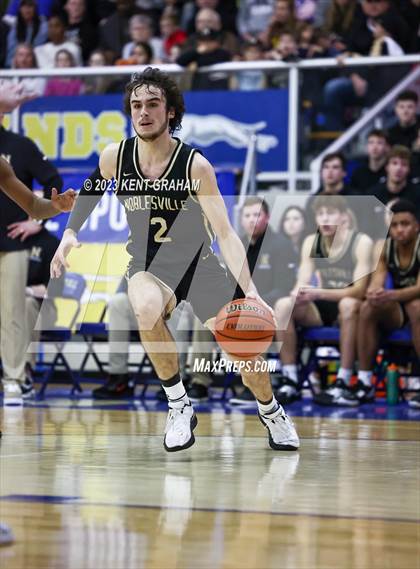 Thumbnail 3 in Noblesville vs Westfield (IHSAA 4A Sectional Semi Final) photogallery.