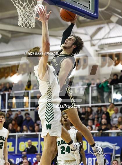 Thumbnail 2 in Noblesville vs Westfield (IHSAA 4A Sectional Semi Final) photogallery.