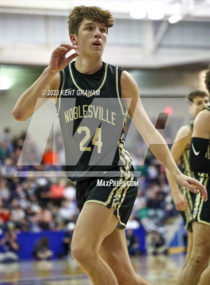 Thumbnail 1 in Noblesville vs Westfield (IHSAA 4A Sectional Semi Final) photogallery.