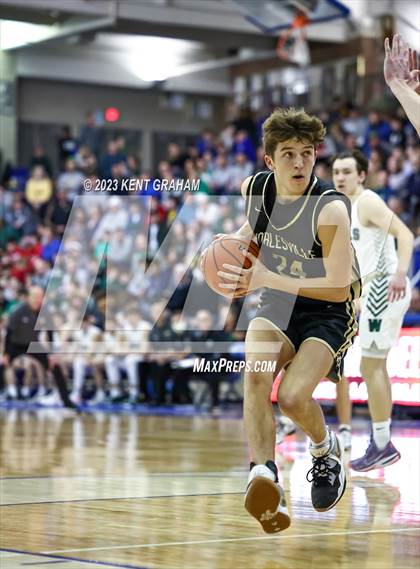 Thumbnail 3 in Noblesville vs Westfield (IHSAA 4A Sectional Semi Final) photogallery.