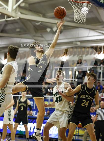 Thumbnail 2 in Noblesville vs Westfield (IHSAA 4A Sectional Semi Final) photogallery.